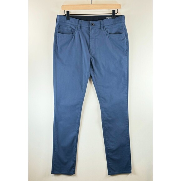 Bonobos Men Pants Blue Chino Slim Fit Straight Leg Golf Performance Casual 31x32 - Picture 1 of 7